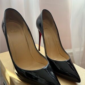 Christian Louboutin Black Patent Leather Pumps